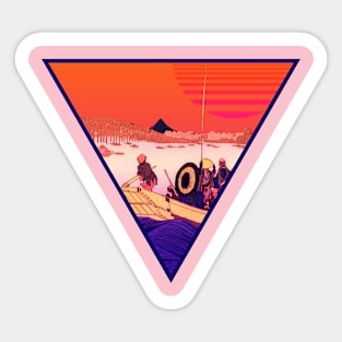 Vaporwave Now Sticker